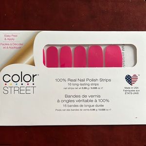New and sealed Color Street Nail Polish Strips - Are you Madrid-ing Me?